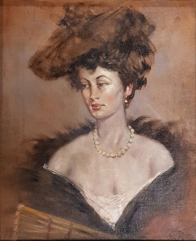 Nobildonna col cappello
